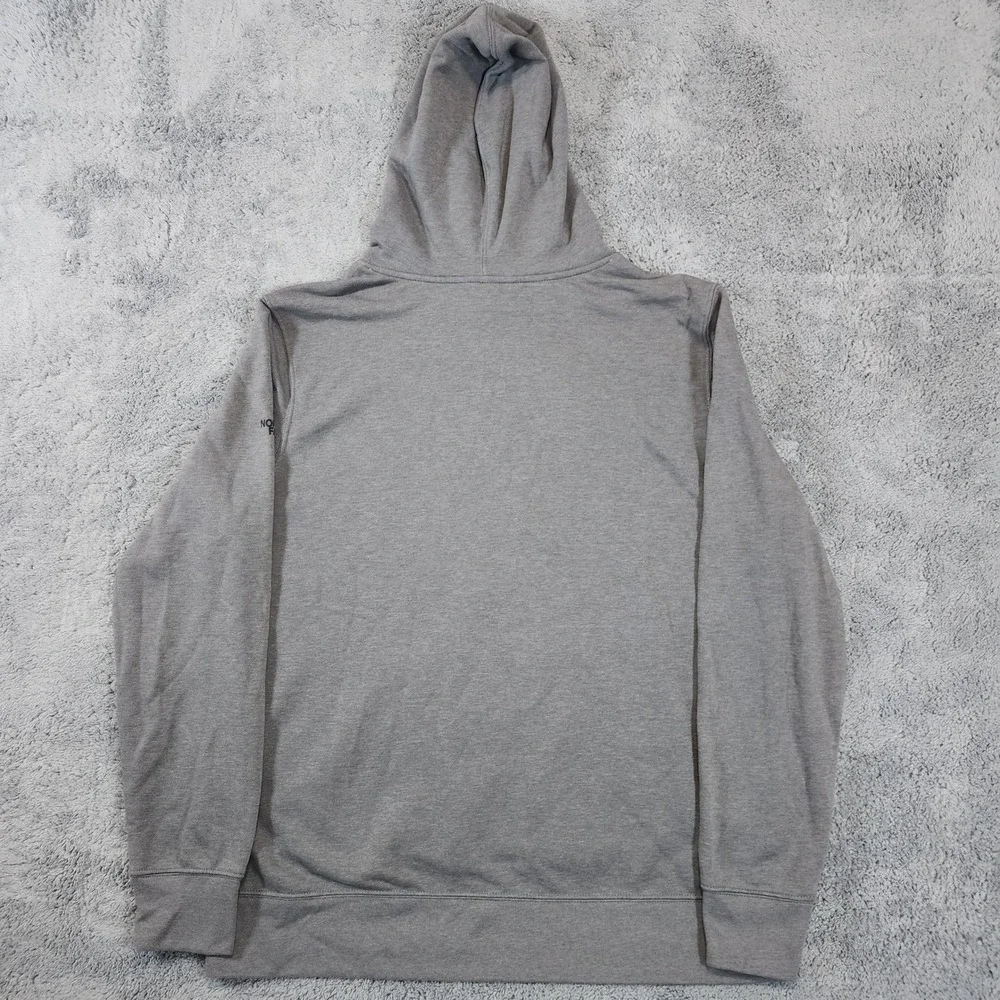 The North Face Hoodie Mens XL Gray Fleece Logo Graphic Print Sweatshirt Pullover